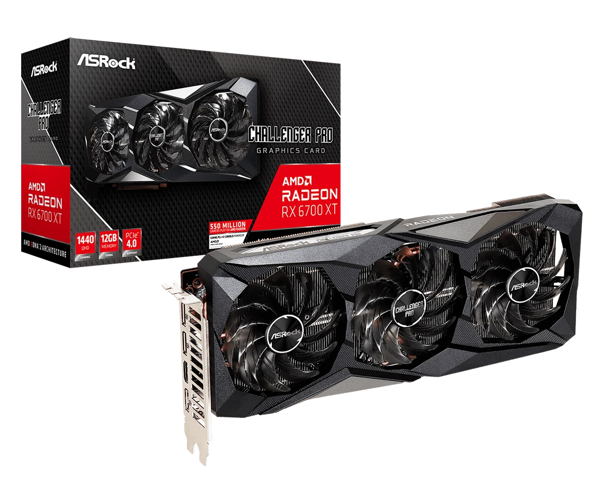ASRock AMD Radeon RX 6700 XT Challenger Pro 12GB